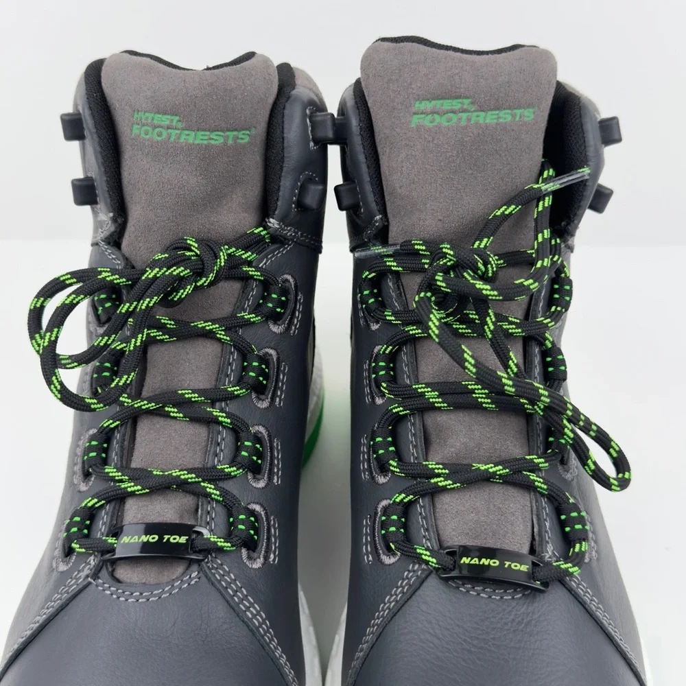Hytest Black Waterproof Nano Toe Safety Work Boots Men’s 9.5